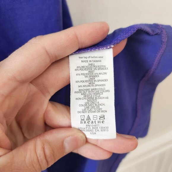 Prana Blue Athleisure Dress Tennis Golfing Pickleball Stretch Activewear M - Picture 7 of 8